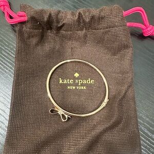 Kate Spade Rose Gold Bow Bangle Bracelet